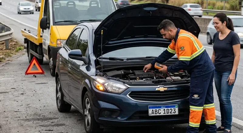 Auto socorro 24h em Aracaju – pane elétrica, mecânica e bateria fraca